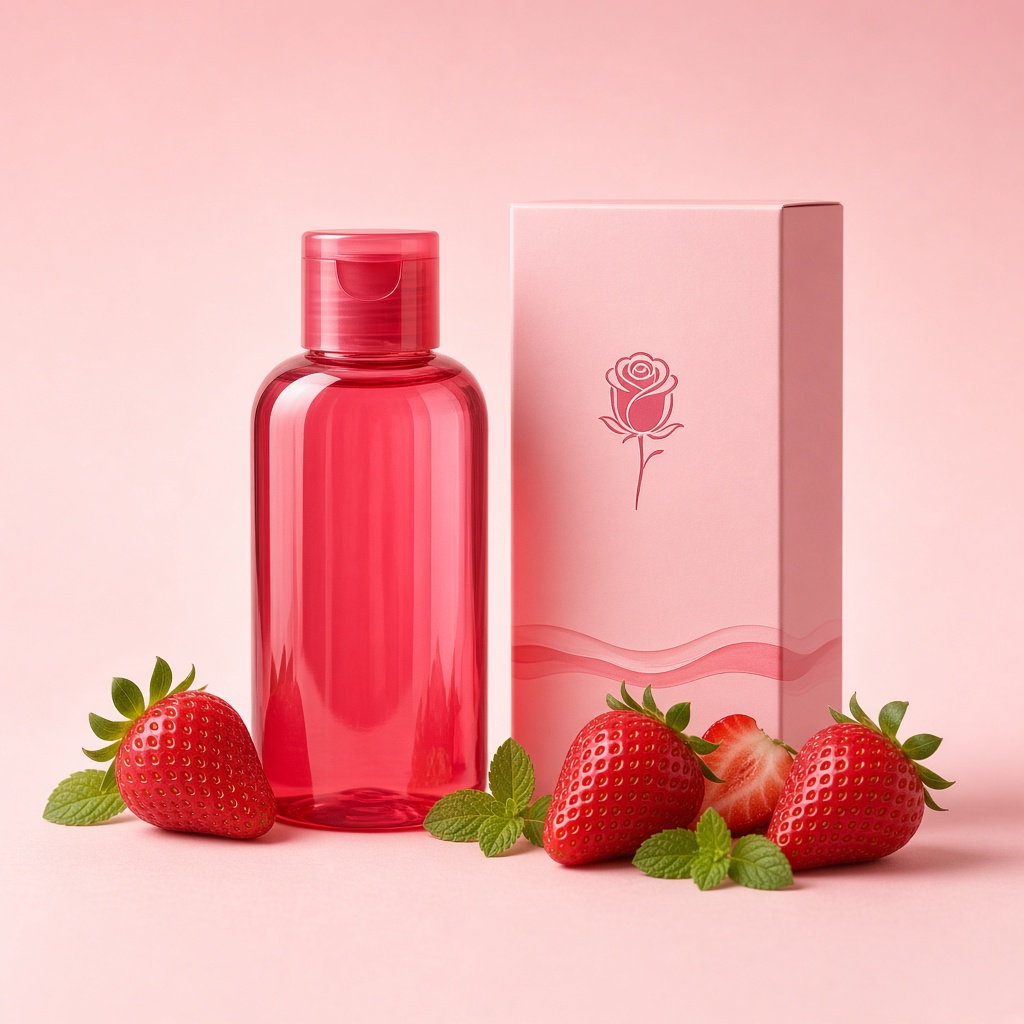 Strawberry Flavoured Lubricant 100 ml – strawberry red flavoured lube for sale in Kenya